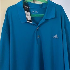 New Adidas XL men’s shirt in blue